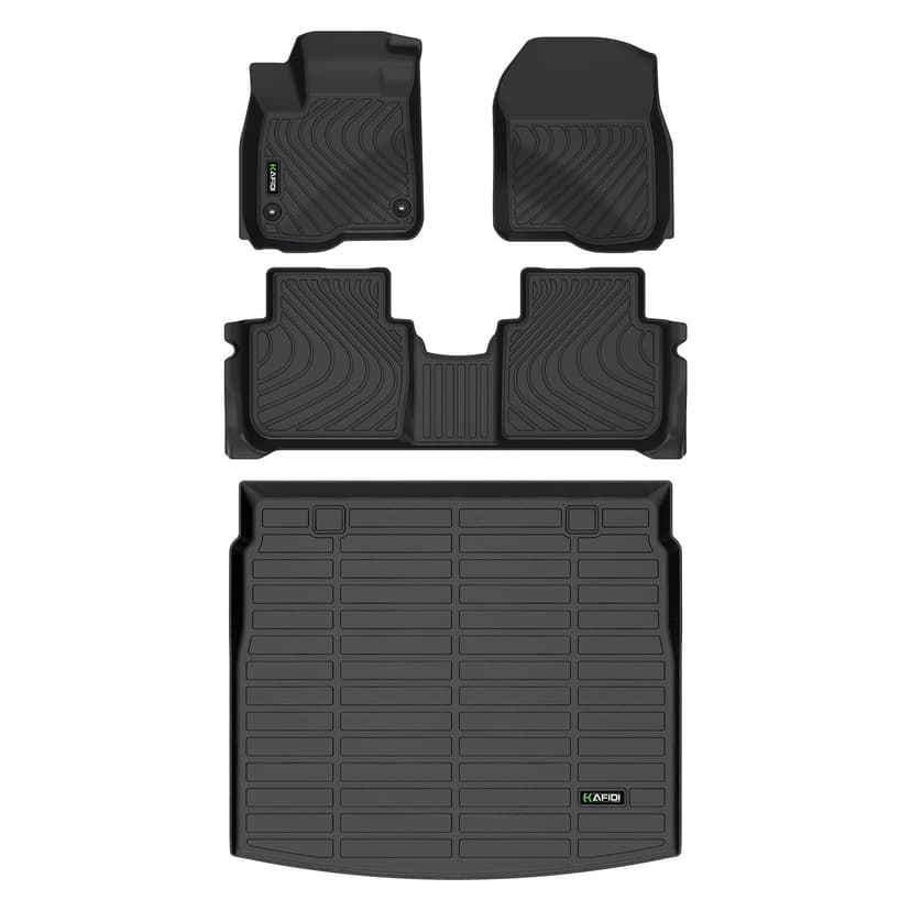 HAFIDI® Floor Mats for Honda CRV 2023-2026【Gasoline & Hybrid & e:FCEV】 | With Upper Position Trunk Mat,All-Weather,Rain&Salt Resistant,TPE Material,Accessories,Easy Clean,Pet Friendly
