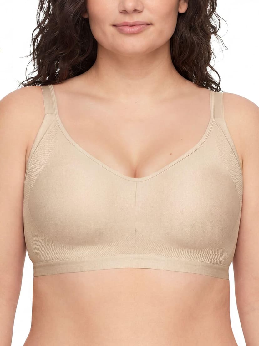 Warners Easy Does It Underarm-Smoothing with Seamless Stretch Wireless Lightly Lined Comfort Bra