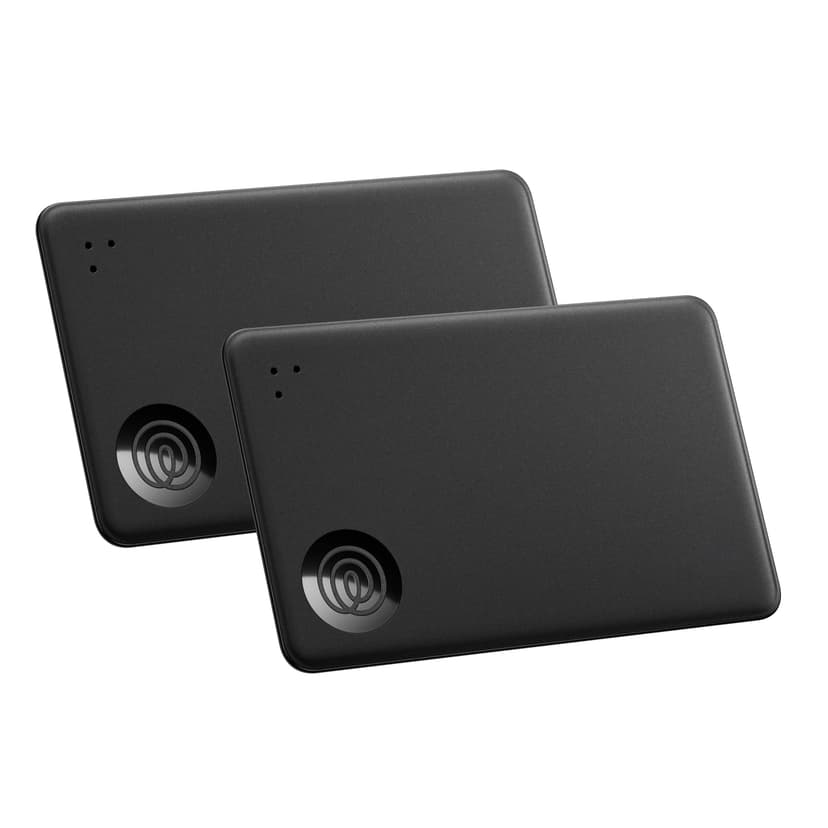 Life360 Tile Slim - Wallet Finder, Bluetooth Tracker and Item Locator for Luggage Tags, Passports and More. Both iOS and Android Compatible. Phone Finder. 2-Pack (Black)