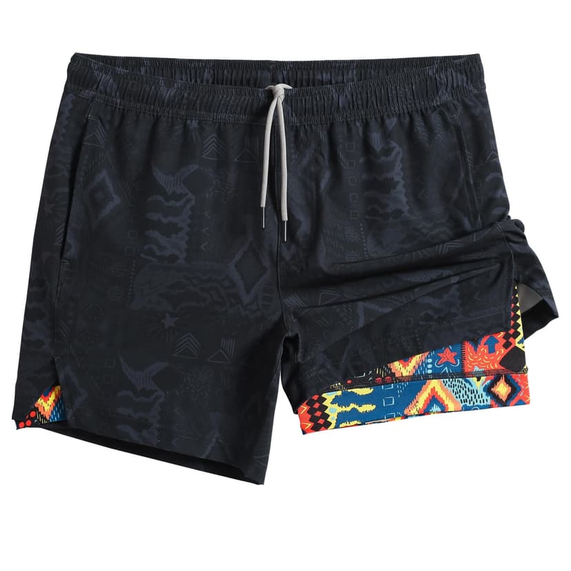 maamgic Mens 5" Gym Running Shorts for Men 2 in 1 Quick Dry Workout Athletic Shorts