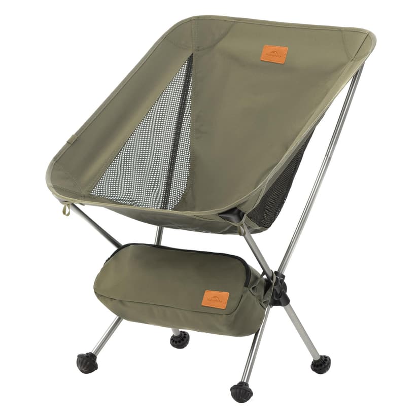 Naturehike YL08 Ultralight Camping Chair, 2.38 LBS Portable Backpacking Chair with Anti-Sinking Feet, Lightweight Compact Folding Hiking Camp Chair | Portable Lightweight Backpacking Chair, Breathable