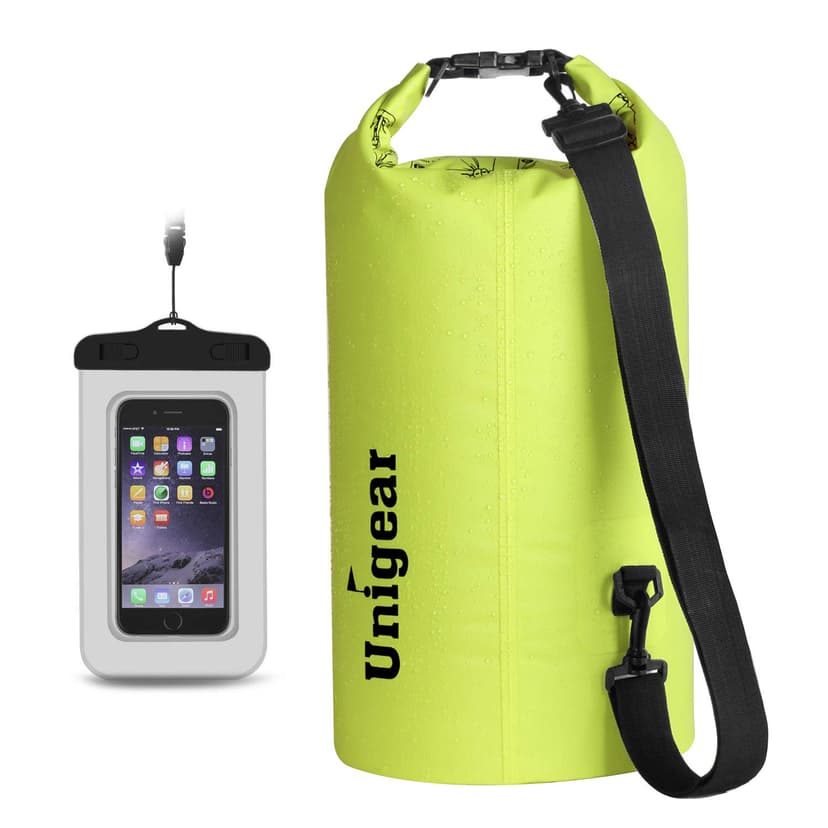 Unigear Floating Waterproof Dry Bag for Kayaking, 2L/5L/10L/20L/30L/40L | Lightweight Gear Storage, Waterproof Phone Case Included, For Boating, Fishing, Swimming, Camping, Beach And Paddle Boarding