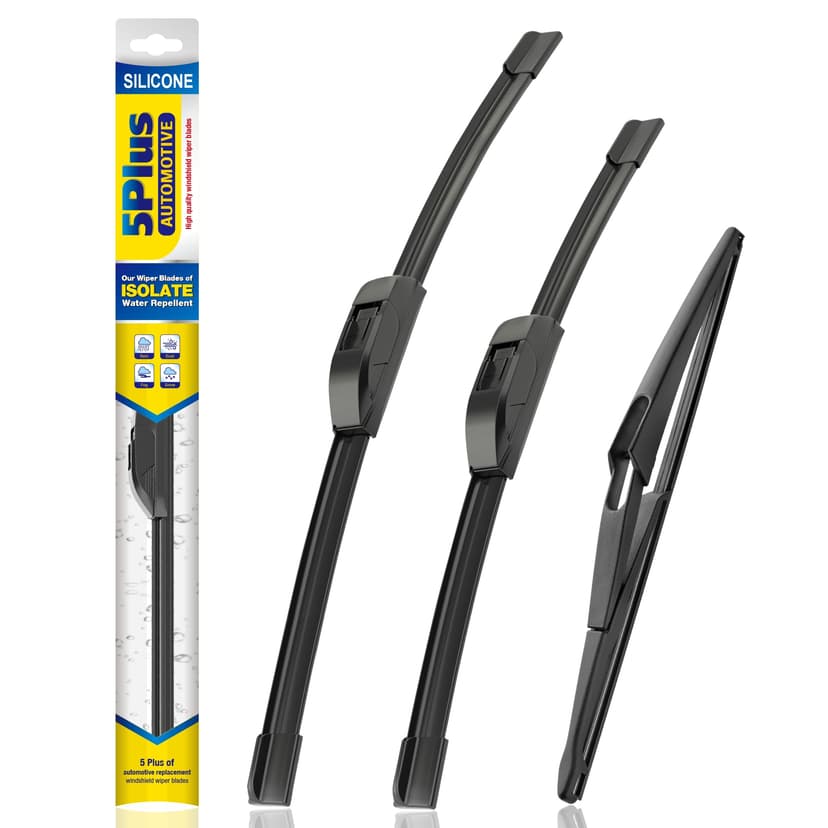 5 PLUS® Silicone Windshield Wipers Replacement for NISSAN Rogue 2014-2023 Pathfinder 2013-2020 Wiper Blades(3 PCS),Automotive Replacement Windshield Wiper Blades-26"/17"/12"