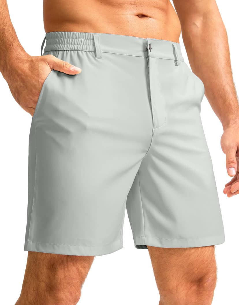 Men's Casual Shorts 7"/5"/9" Lightweight Golf Shorts for Men with 3 Pockets | 3 Pockets, Stretch, Quick Dry, Breathable, Moisture wicking, Expandable Waistband, Zip fly, Comfort