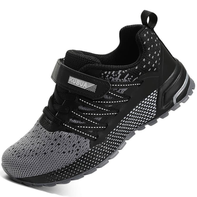 KUBUA Kids Sneakers Lightweight Boys Girls Tennis Shoes | Breathable, Comfortable, Non Slip, Easy to Put On, Running, Walking, Gym, School, Daily Play, Toddler