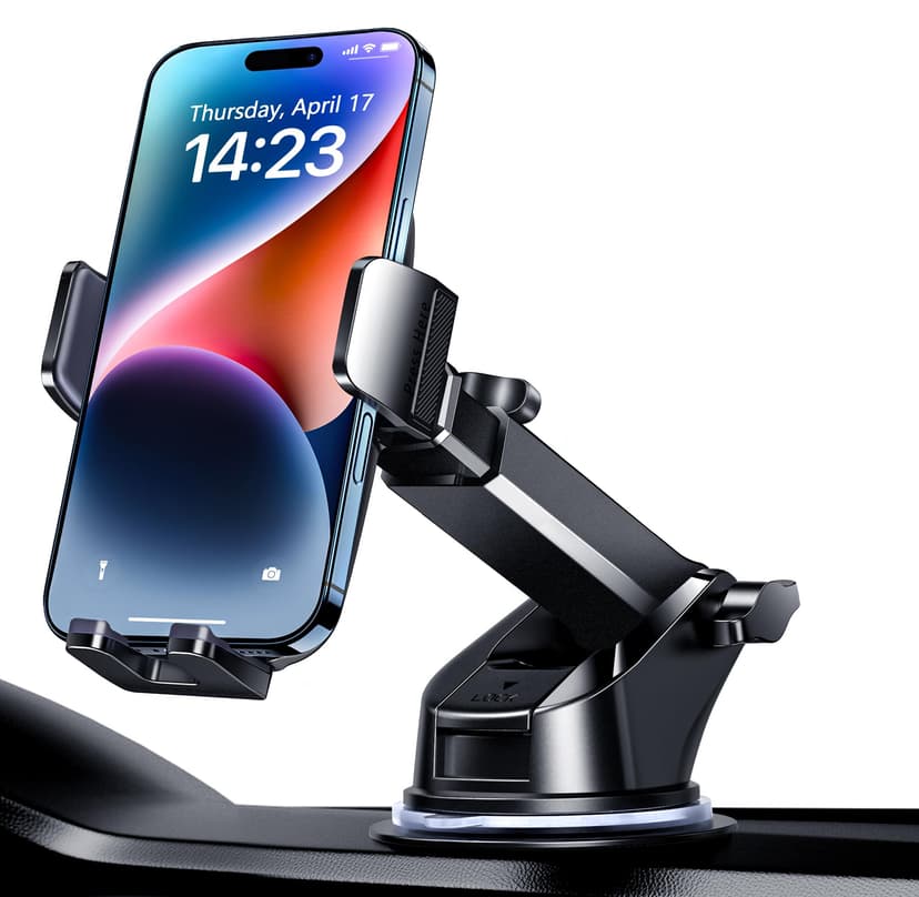 Qifutan Car Phone Holder Automobile Cell Phone Holder Car Mount for iPhone Universal Car Dashboard Mount Fit All Phones Cell Phone Camera Mounts