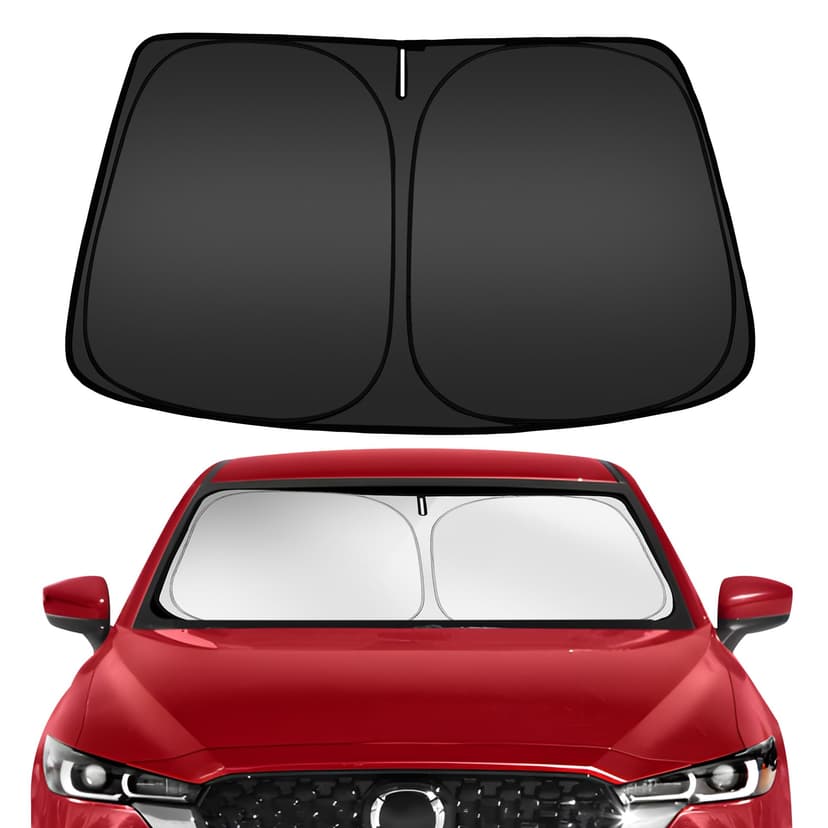 ARISMOTOR Windshield Sun Shade for Mazda CX5 2017-2025 2026, Custom Fit Foldable Front Window Sunshade Sun Visor Protector, Block UV Rays Keep Your Car Cooler