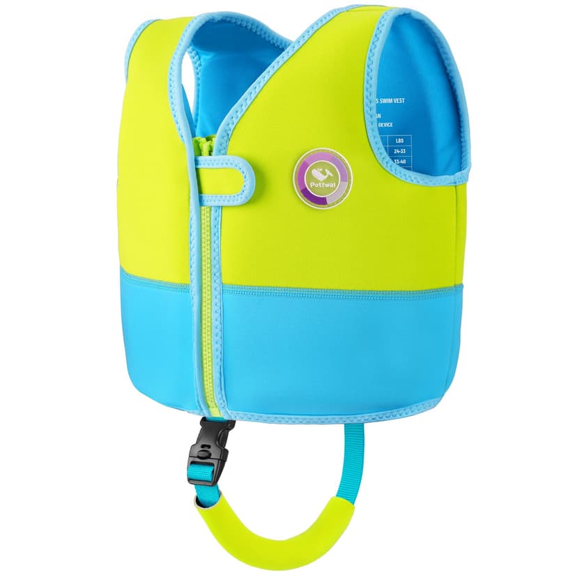 Pottwal Swim Vest for Kids - Swim Jacket - Made of Neoprene & EPE - with Adjustable Crotch Strap