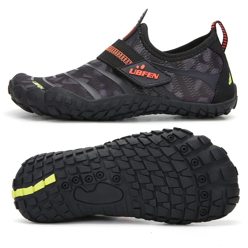 UBFEN Water Shoes for Kids Boys Girls Aqua Socks Barefoot Beach Sports Swim Pool Quick Dry Lightweight Toddler Little Big Kid