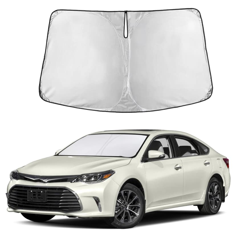Autovir Windshield Sun Shade Fit for 2013-2016 2017 2018 Toyota Avalon | Sunshade, Front Car Window Shades Sun Visor, Blocks UV Rays & Heat, Car Accessories