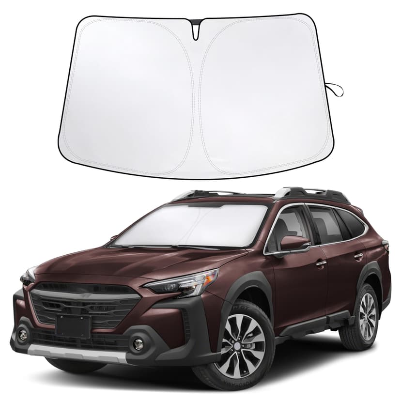 EcoNour Windshield Sunshade Compatible for Subaru Outback 2020-2024 2025 | Sun Visor for Front Windshield & Window Sun Shade Cover, UV Heat Blocker & Protector, Car Accessories