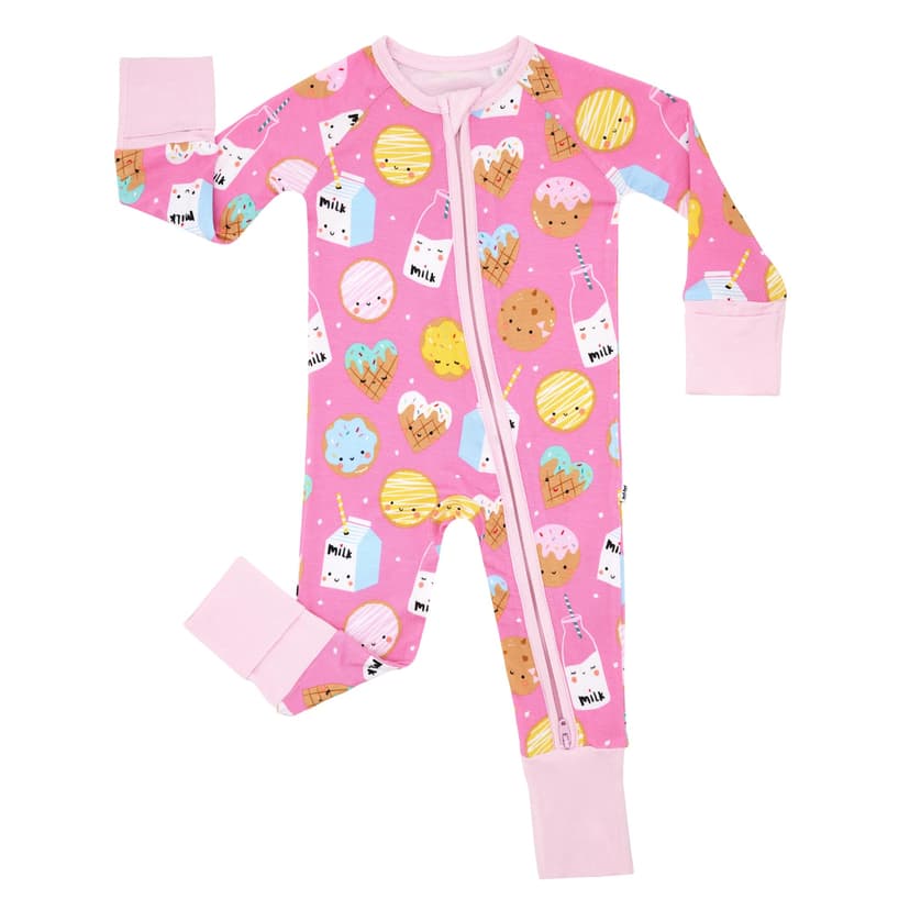 Little Sleepies Pajamas for Baby Boys & Girls, Viscose from Bamboo Baby Pajamas, Sleepers, 2-Way Zipper PJs