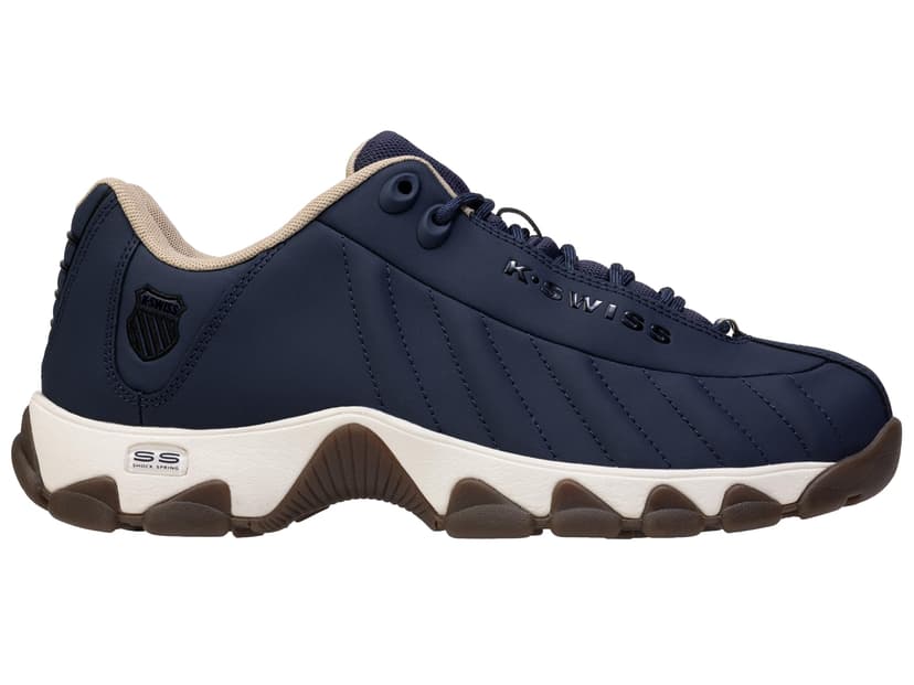 K-Swiss Men's ST329 CMF Sneaker, Wide Tennis Walking Shoes Leather Upper | Court Inspired, Tennis Heritage, Comfort Soft Cushioning, Arch Support,Wide Feet fit, Chunky Silhouette, Classic Style.