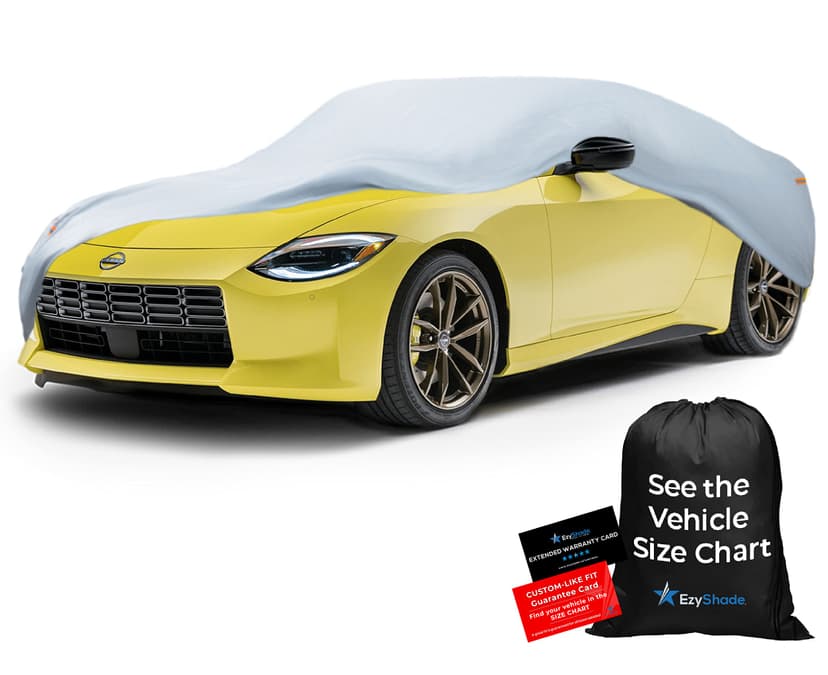 EzyShade Sports Car Cover Waterproof All Weather. See Size-Chart. Size C1 | Multi-Layer Outdoor Full Exterior Covers for Automobiles. Miata, Porsche, SLK, Z3, Z4, Classic Cars - See Vehicle Size Chart