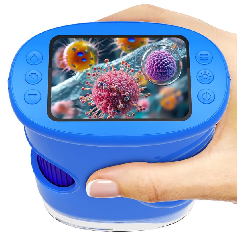 Pozifu 1000X Handheld Digital Microscope for Kids, STEM Educational Toy | 2.0'' IPS Screen, Photo&Video, Portable Magnifying Glass Educational Science Kits, Gifts for Boys Girls Ages 3–12