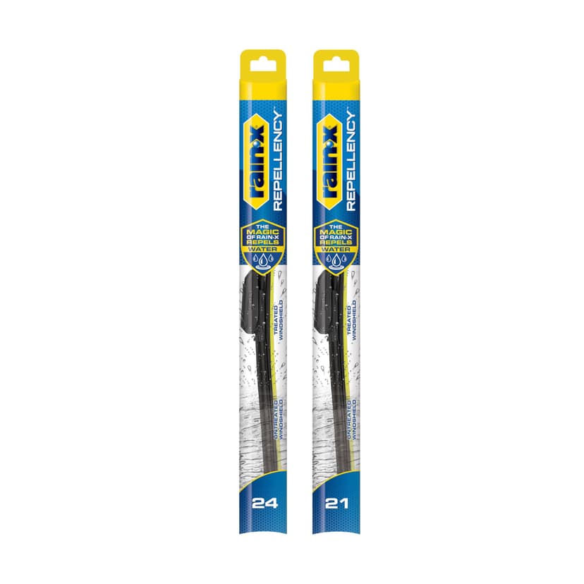 Rain-X 810353 Repellency Water Repellent Wiper Blades, 24" & 21" Windshield Wipers, All Weather Streak-Free for Enhanced Visibility w/Water Repellency Formula [Amazon Exclusive]