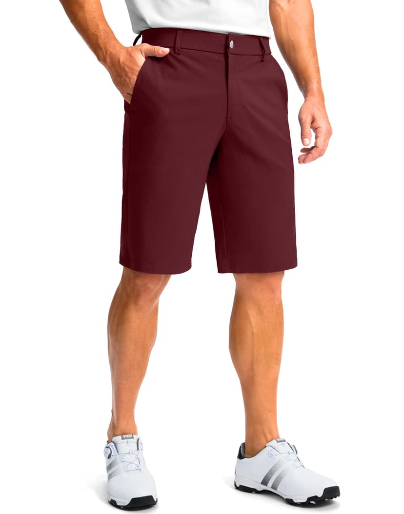 G Gradual Men's Golf Shorts with 4 Pockets 11" Inseam Stretch Quick Dry Casual Work Dress Shorts for Men