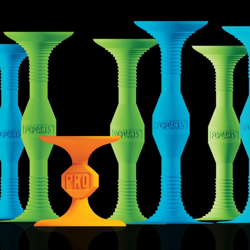 POPDARTS Glow Pack Game Set, Blue and Green | Glow in The Dark, Indoor Outdoor, Suction Cup Throwing Game, Competition with a POP