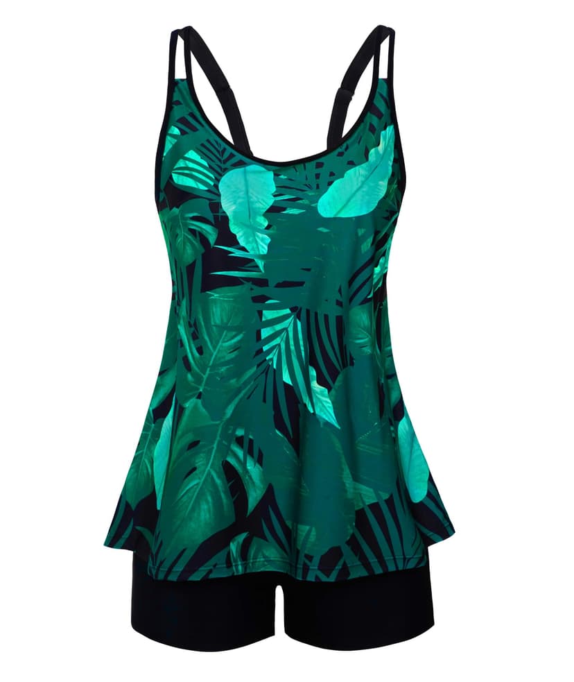 Arolina Tankini Swimsuits for Women Tummy Control Two Piece Bathing Suits Flowy Swim Tops with Boy Shorts