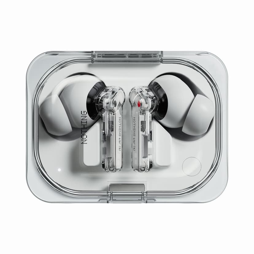 Nothing Ear (a) Wireless Earbuds, 45dB Hybrid Noise Cancelling Earbuds, Hi-Res Audio, Advanced Equaliser, Dual Connect, 6 Mics, 42.5H Playtime Ear Buds Wireless Bluetooth, White