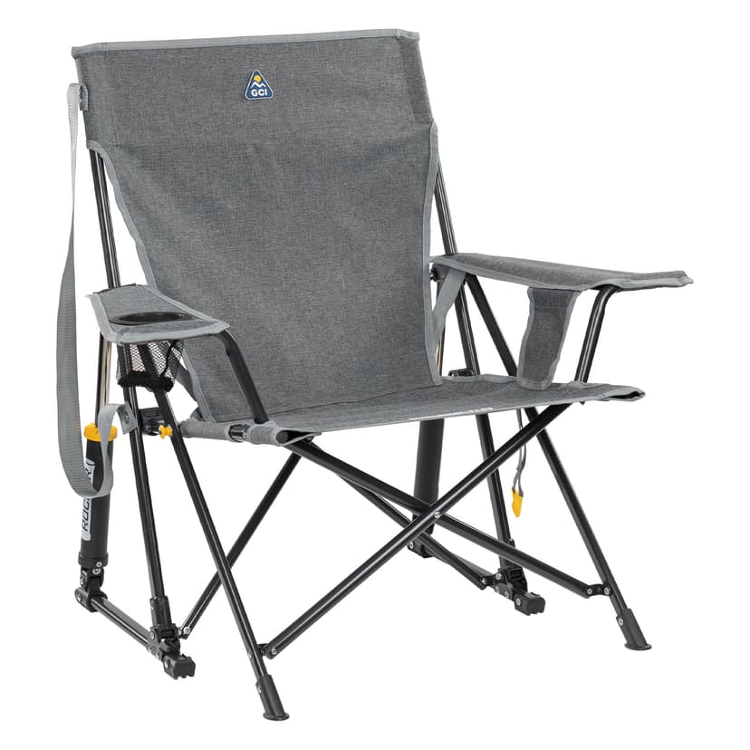 GCI Outdoor Kickback Rocker Outdoor Rocking Chair with Beverage Holder