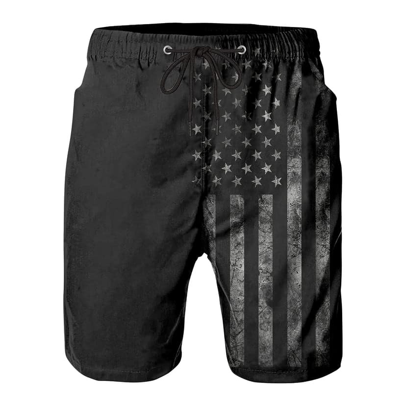 FT FENTENG Mens Swim Trunks Quick Dry Board Shorts with Mesh Liner, Breathable Big & Tall Beach Shorts Swimwear Bathing Suits