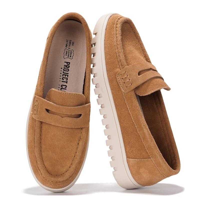 100% Genuine Leather Slip-on Loafers for Women Casual Moccasins Women Shoes | Water-Resistant Womens Loafers - Cushioned Shoes for Women Footwear - Comfortable Loafers Women Everyday Casual Womens Sho