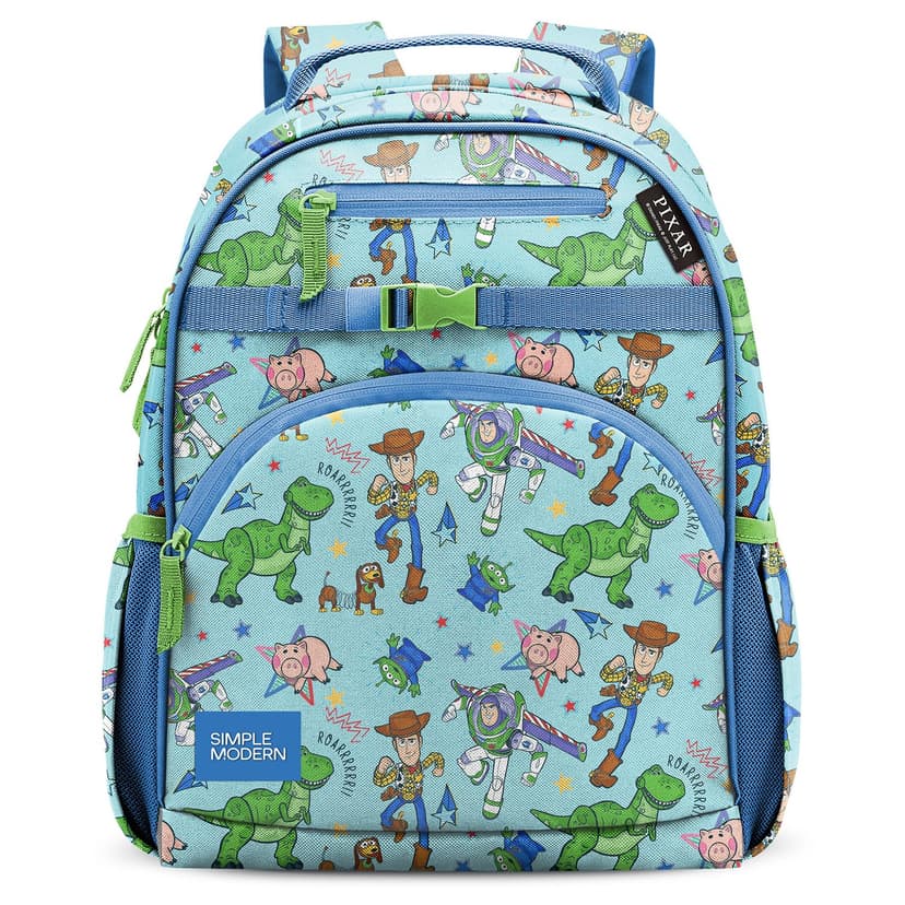 Simple Modern Disney Toy Story Kids Backpack for School, Girls, Boys | 12L | Fletcher Buzz and Woody Bookbag, School Backpack for Toddler, Preschool, Kindergarten | Fits Lunch Box, Cute | Medium