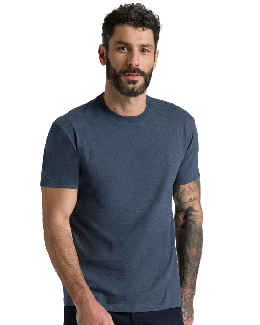 True Classic Mens T-Shirts – Short Sleeve Crew Neck T Shirts for Man, Cotton Blend Plain Novelty Men's T-Shirts