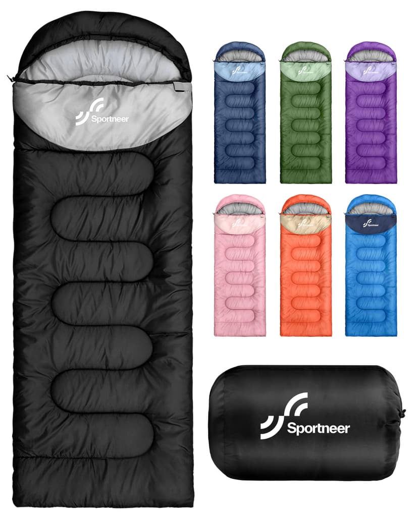 Sportneer Sleeping Bag for Adults Kid Waterproof lightweight Camping Hiking