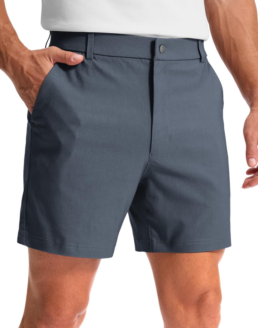 G Gradual Men's Golf Dress Shorts 5"/ 7"/ 9" Stretch Casual Work Flat Front Shorts for Men with 3 Pockets Quick Dry