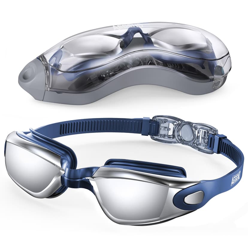 Aegend Swim Goggles, Swimming Goggles No Leaking Full Protection Adult Men Women Youth