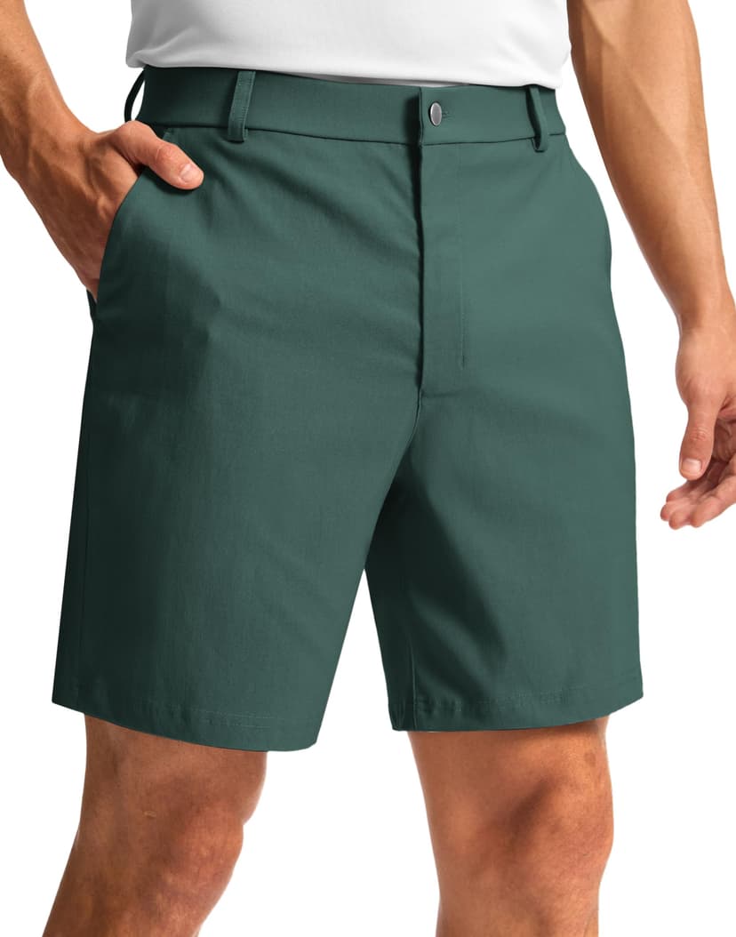 G Gradual Men's Golf Dress Shorts 5"/ 7"/ 9" Stretch Casual Work Flat Front Shorts for Men with 3 Pockets Quick Dry