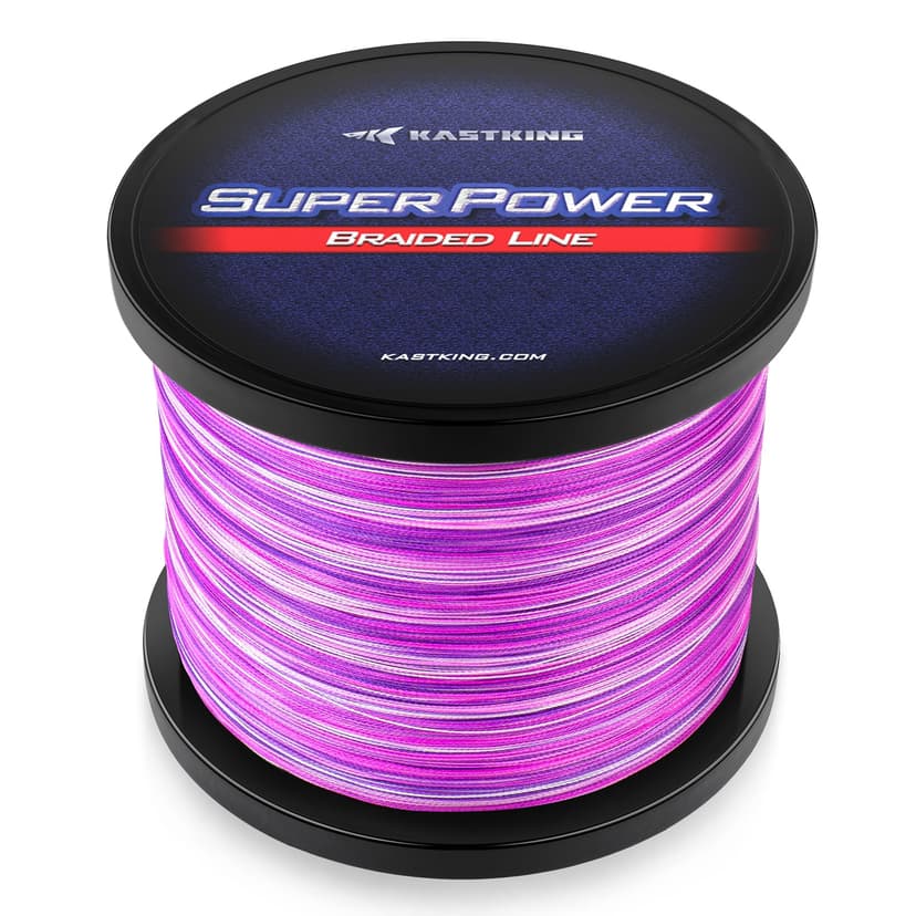KastKing Superpower Braided Fishing Line, Abrasion Resistant Braid Line | Zero Stretch, Strong Knot Strength, Smaller Diameter, Enhanced Sensitivity, Long Casting, Superior Strength