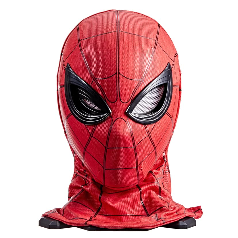 Spider-Man Marvel Legends Series Homecoming Electronic Expressive Mask, Premium Interactive Roleplay Gear for Adults | Marvel Legends Gear Life Size Prop Replica Spider-Man Homecoming - Spider-Man Ele