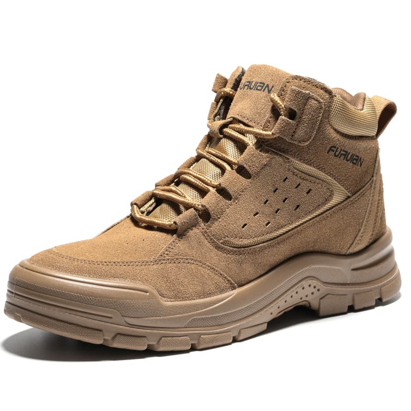 Furuian Steel Toe Boots for Men Women Lightweight Work Boots Pioneer Series | ASTM Certificated Safety Shoes, Width Option, Non Slip Rubber Sole, Comfortable Work Shoes for Construction, Warehouse, Ya