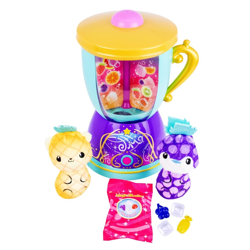 Wiz-O-Magic Surprise Blender Toy with Lights & Sounds – Spin & Mix to Reveal 2 Plush Pets – Interactive Pretend Play Kitchen Toy – Collectible Surprise Gift for Kids Ages 4-8