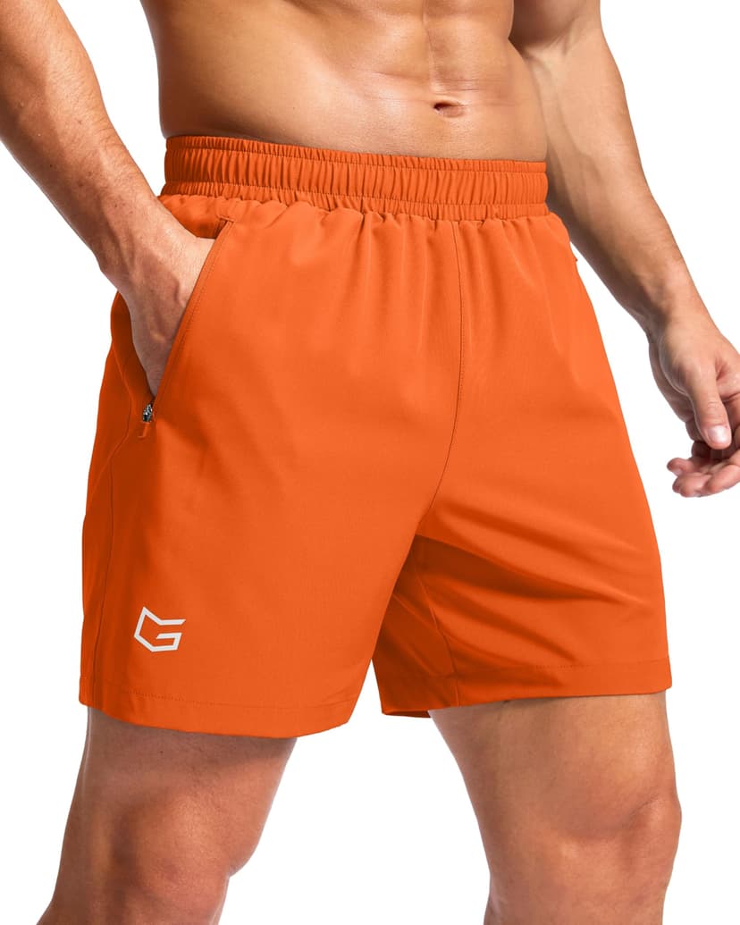 G Gradual Men's Athletic Running Shorts with 2 Zipper Pockets 7"/ 5"/ 9" | Quick Dry, Lightweight, Breathable, Moisture Wicking, Workout, Gym