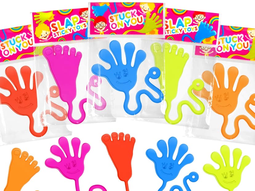 Party Favors Goodie Bag Stuffer Fillers for Kids (30 PCS), Large Sticky Hands & Feet for Birthday Pinata, Classroom Students Non Candy Treats Prizes Supplies Toys Gifts for Toddlers Boys Girls