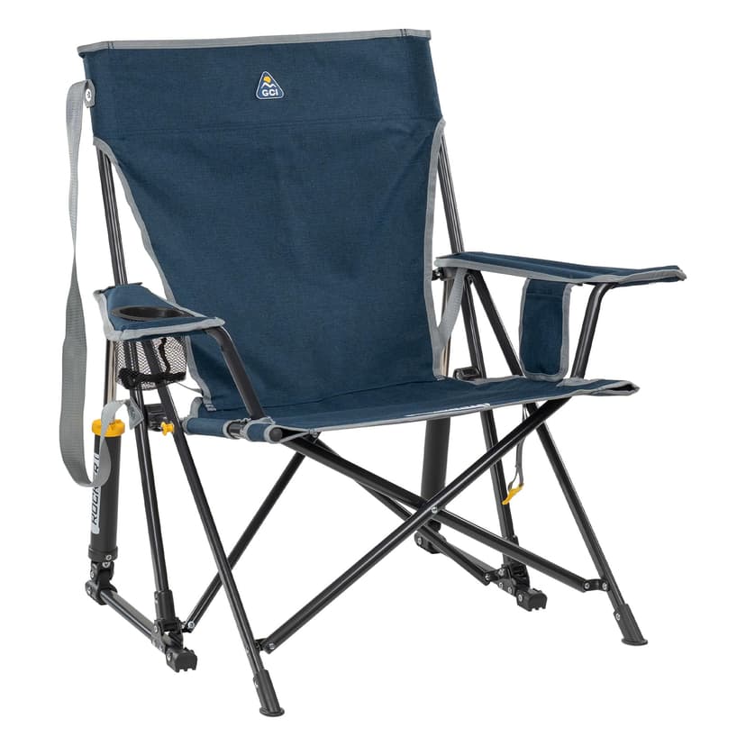 GCI Outdoor Kickback Rocker Camping Chair - Indigo Blue