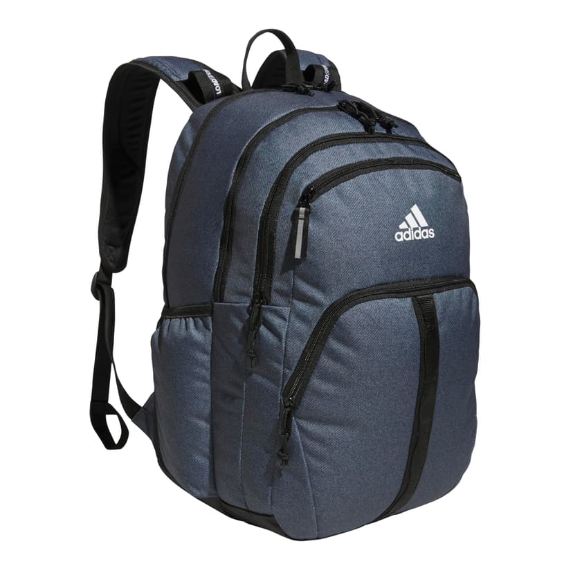adidas Prime School Backpack 37L | Padded 17-In. Laptop Sleeve, Water-Bottle Pockets, LoadSpring Carry, Rolls With Your Suitcase, School Gym & Travel Ready