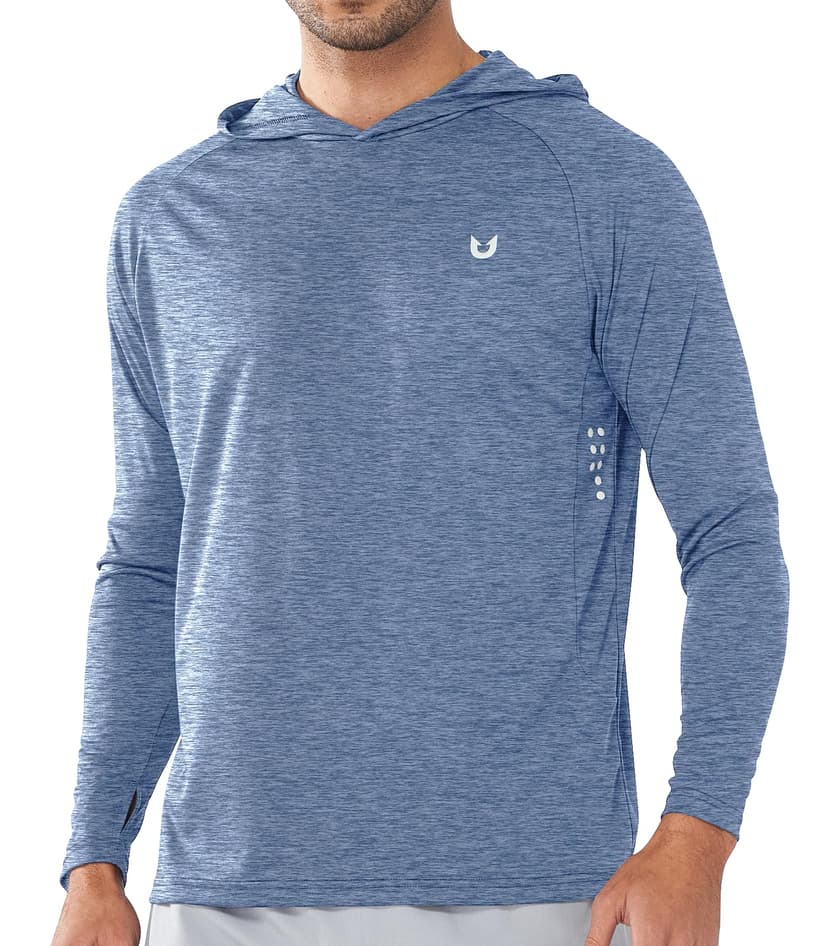 NORTHYARD Men's UPF 50+ Sun Protection Hoodie Long Sleeve Rash Guard Shirts | Lightweight Quick Dry Fishing Swim Shirt, Breathable, Moisture Wicking, 4-Way Stretch, Swimming Hiking Beach Golf Water Sp