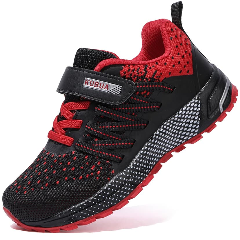 KUBUA Kids Sneakers Lightweight Boys Girls Tennis Shoes | Breathable, Comfortable, Non Slip, Easy to Put On, Running, Walking, Gym, School, Daily Play, Toddler