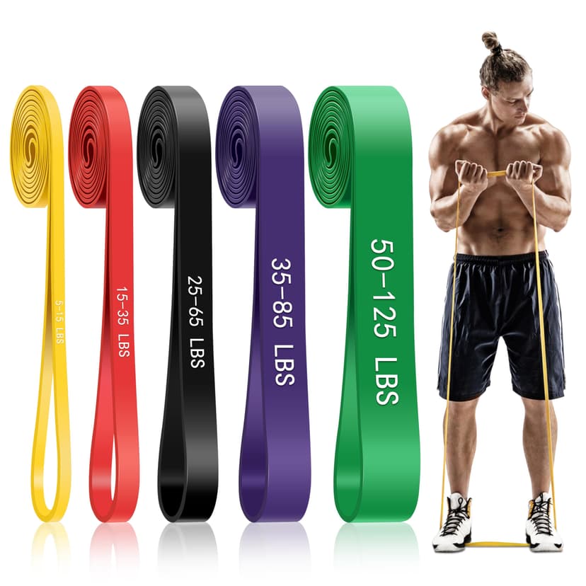 Pull Up Assistance Bands, Resistance Bands for Working Out, Pull Up Bands for Men & Women, Exercise Bands for Full-Body Training, Fitness, Physical Therapy, Stretch Workout Bands at Home, Gym