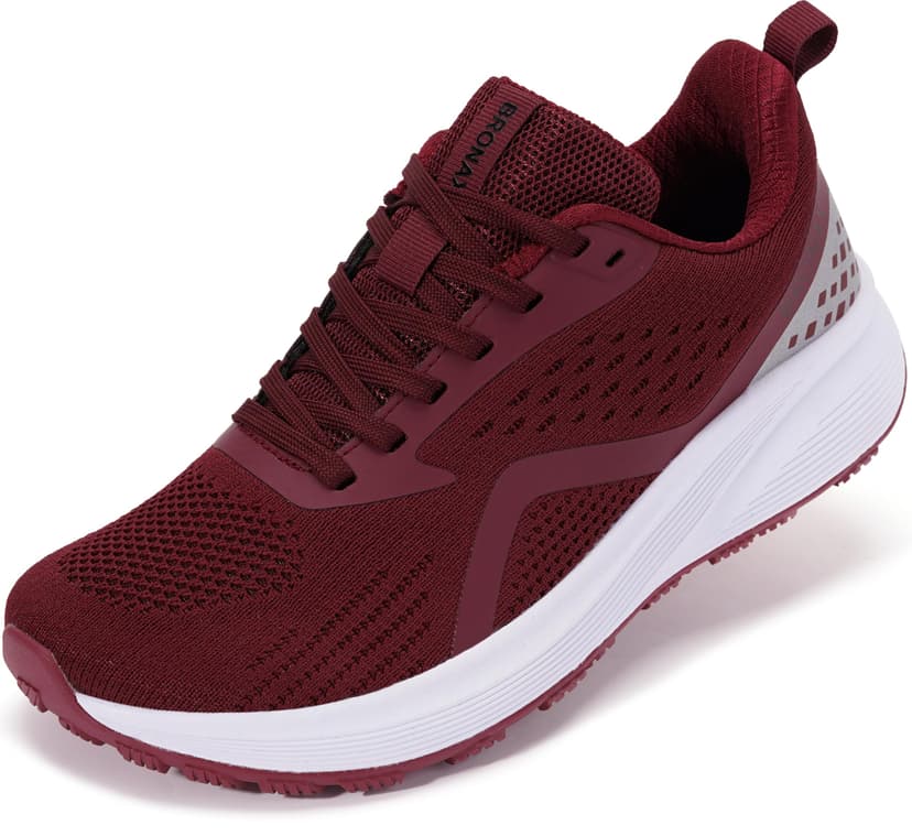 BRONAX Women's Wide Toe Box Road Running Shoes | Wide Athletic Tennis Sneakers with Rubber Outsole