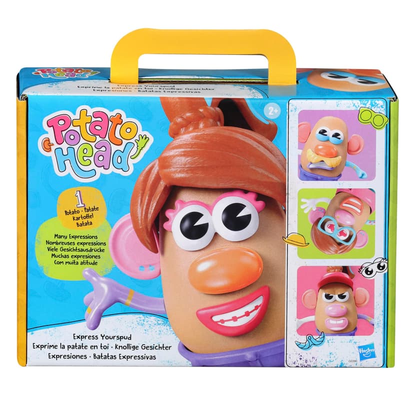 Potato Head Express Yourspud Playset with 1 Potato Body and 32 Accessories, Creative Toddler and Preschool Toys for Boys and Girls 2 Years and Up (Amazon Exclusive)