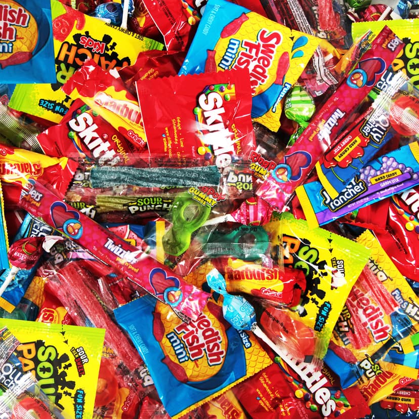 Assorted Candy Variety Pack 5 lb - Individually Wrapped Mixed Candy Bag | Chewy, Hard, Sour and Gummy Candy Assortment for Pinata, Goodie Bags, Parade, Party Favors, Office Snacks, Gifting, Birthdays