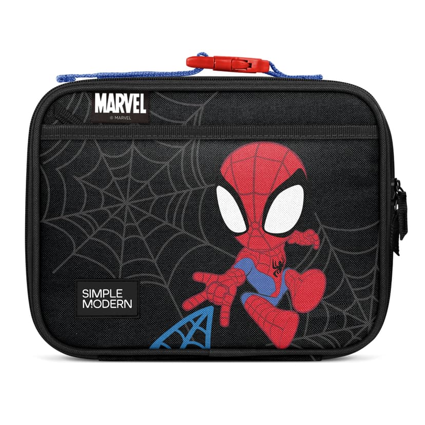 Simple Modern Marvel Spidey Kids Lunch Box & Insulated Lunch Bag for School | Hadley Cute Lunch Box for Girls, Boys, Toddlers | Fits Bento Box, Lunch Containers | Small Lunch Bag | Spider-Man, Spidey