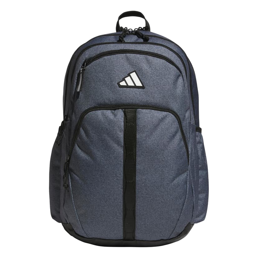 adidas Prime School Backpack 37L | Padded 17-In. Laptop Sleeve, Water-Bottle Pockets, LoadSpring Carry, Rolls With Your Suitcase, School Gym & Travel Ready