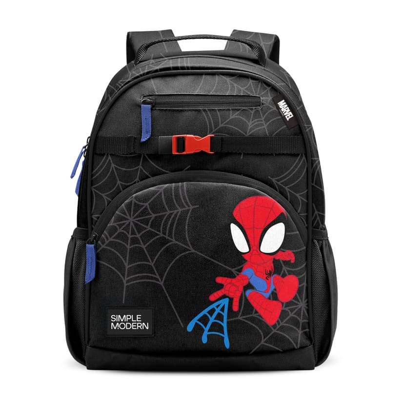 Simple Modern Marvel Spidey Kids Backpack for School, Girls, Boys | 12L | Fletcher Spiderman Bookbag, School Backpack for Toddler, Preschool, Kindergarten | Fits Lunch Box, Cute | Medium